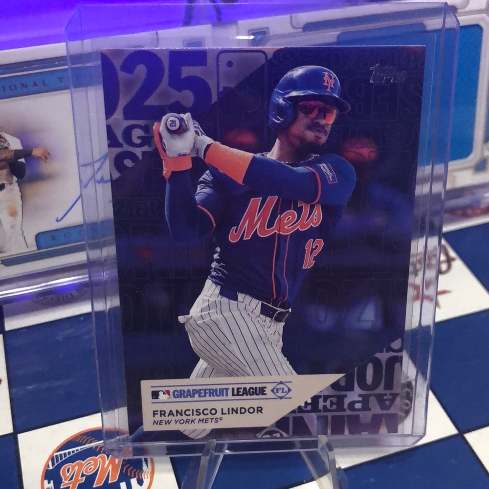 Francisco Lindor Baseball Card